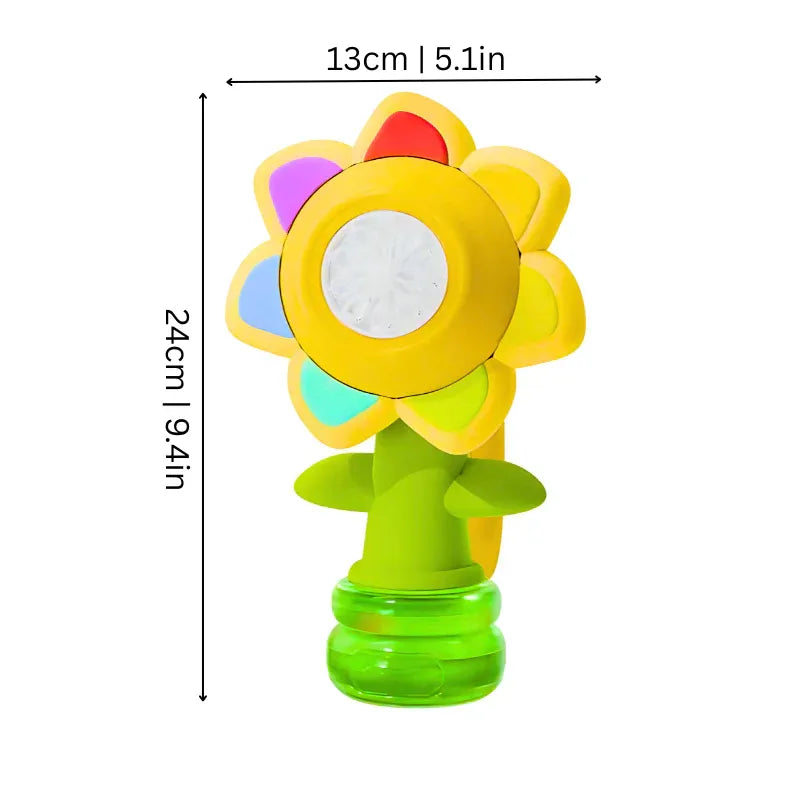 Seven-color Flower Bubble Machine