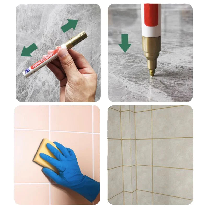🧱 قلم فواصل مقاوم للعفن والماء لبلاط السيراميك! 🖌️